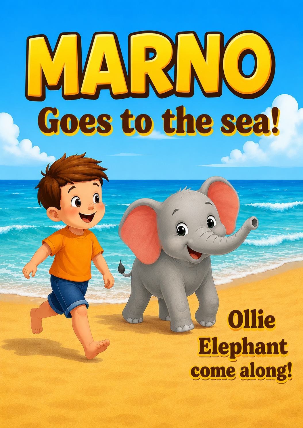 Marno goes to the beach