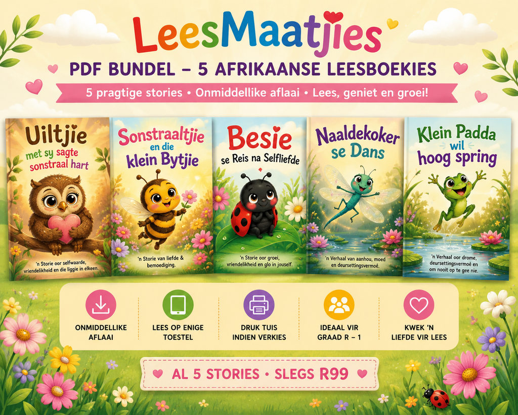 LeesMaatjies PDF Bundle - Al 5 stories